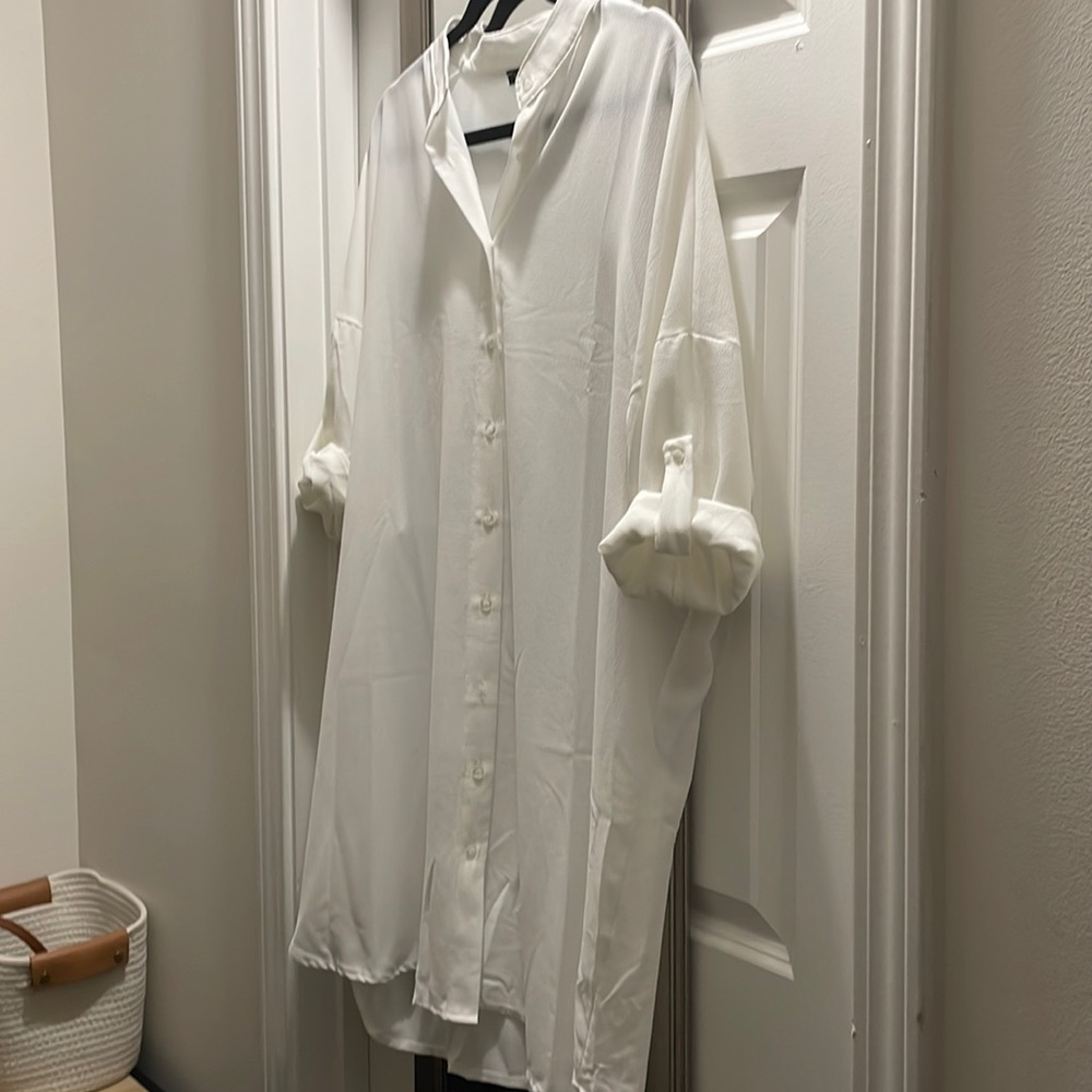 Boohoo button down tunic / dress